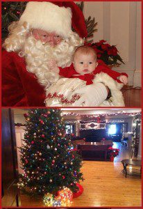Santa and foyer